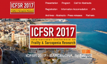 Ankündigung der Internationale Konferenz für Gebrechlichkeit- und Sarkopenie-Forschung (ICFSR 2017) in Barcelona (Spanien)